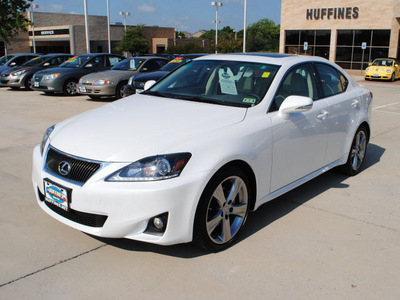 lexus is 250 2012 white sedan gasoline 6 cylinders rear wheel drive automatic 75070