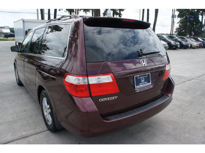 honda odyssey 2007 dk  red van ex l gasoline 6 cylinders front wheel drive automatic 77339