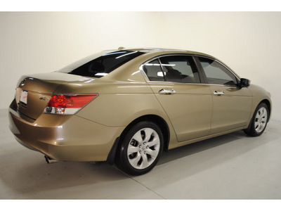 honda accord 2010 beige sedan ex l v6 gasoline 6 cylinders front wheel drive automatic 77025