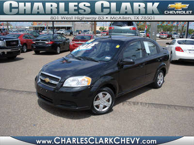 chevrolet aveo 2009 black sedan lt gasoline 4 cylinders front wheel drive automatic 78501