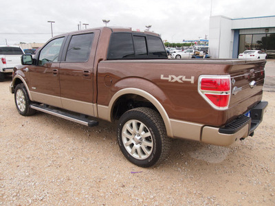 ford f 150 2012 brown king ranch gasoline 6 cylinders 4 wheel drive automatic 78861