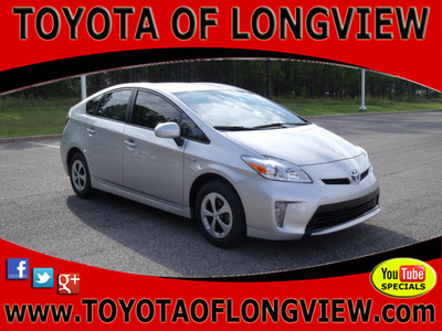 toyota prius 2012 silver hatchback four hybrid 4 cylinders front wheel drive automatic 75604