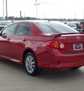 toyota corolla 2010 red sedan s gasoline 4 cylinders front wheel drive automatic with overdrive 77469