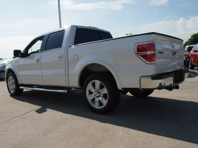 ford f 150 2010 white lariat flex fuel 8 cylinders 2 wheel drive automatic 77521