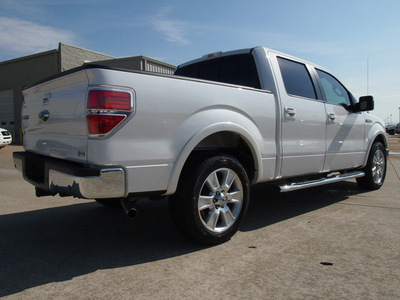 ford f 150 2010 white lariat flex fuel 8 cylinders 2 wheel drive automatic 77521