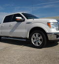 ford f 150 2010 white lariat flex fuel 8 cylinders 2 wheel drive automatic 77521