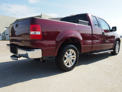 ford f 150 2004 red pickup truck lariat gasoline 8 cylinders rear wheel drive automatic 77521