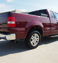 ford f 150 2004 red pickup truck lariat gasoline 8 cylinders rear wheel drive automatic 77521