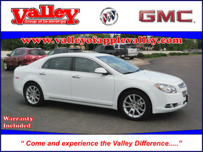 chevrolet malibu 2011 white sedan ltz 4 cylinders automatic 55124