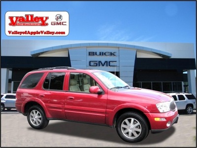 buick rainier 2004 red suv cxl 6 cylinders automatic 55124