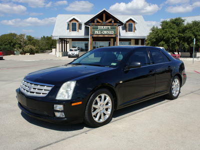 cadillac sts 2005 black sedan gasoline 8 cylinders automatic 76087