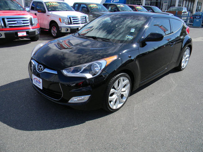 hyundai veloster 2012 black coupe gasoline 4 cylinders front wheel drive standard 79925