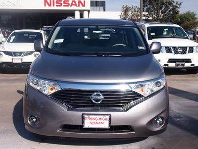 nissan quest 2012 gray van 3 5 sv gasoline 6 cylinders front wheel drive automatic 77477