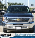 chevrolet silverado 1500 2012 dk  blue lt flex fuel v8 2 wheel drive automatic 77503