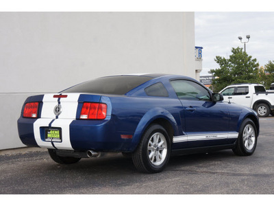 ford mustang 2008 lt  blue coupe v6 deluxe gasoline 6 cylinders rear wheel drive automatic 79407