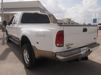 ford f 350 super duty 2005 white king ranch diesel 8 cylinders 4 wheel drive automatic 77375