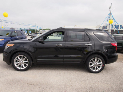 ford explorer 2013 black suv limited flex fuel 6 cylinders 2 wheel drive automatic 77375