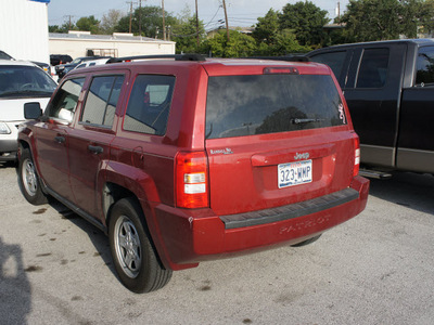 jeep patriot 2007 red suv sport gasoline 4 cylinders front wheel drive automatic 75062