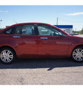 ford focus 2010 red sedan sel gasoline 4 cylinders front wheel drive automatic 76645