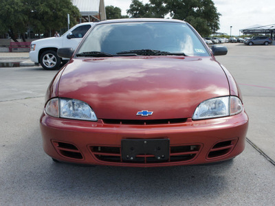 chevrolet cavalier 2001 red coupe gasoline 4 cylinders front wheel drive automatic 76087