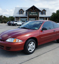 chevrolet cavalier 2001 red coupe gasoline 4 cylinders front wheel drive automatic 76087