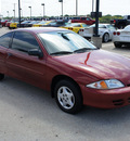 chevrolet cavalier 2001 red coupe gasoline 4 cylinders front wheel drive automatic 76087