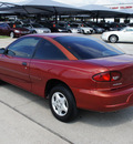 chevrolet cavalier 2001 red coupe gasoline 4 cylinders front wheel drive automatic 76087