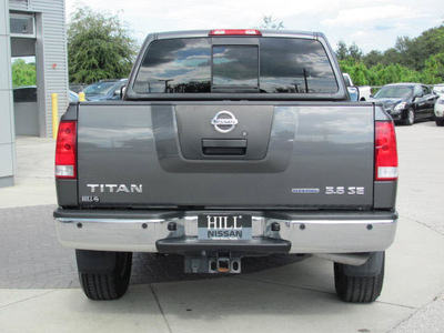 nissan titan 2010 gray se flex fuel 8 cylinders 2 wheel drive automatic 33884