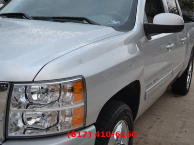 chevrolet silverado 1500 2011 silver ltz flex fuel 8 cylinders 2 wheel drive automatic 76051