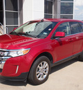 ford edge 2011 red limited gasoline 6 cylinders front wheel drive automatic with overdrive 77802
