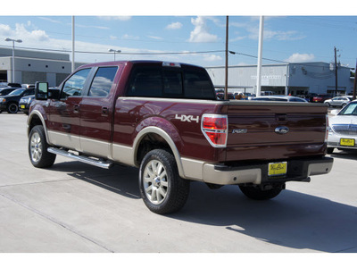 ford f 150 2010 dk  red king ranch flex fuel 8 cylinders 4 wheel drive automatic 77043