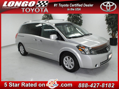 nissan quest 2007 silver van 3 5 gasoline 6 cylinders front wheel drive automatic 91731