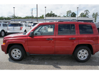 jeep patriot 2008 red suv sport gasoline 4 cylinders front wheel drive automatic 77338
