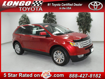 ford edge 2009 dk  red suv sel gasoline 6 cylinders front wheel drive automatic 91731