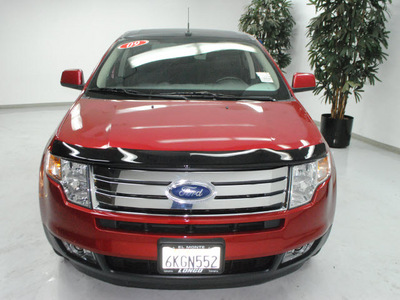 ford edge 2009 dk  red suv sel gasoline 6 cylinders front wheel drive automatic 91731