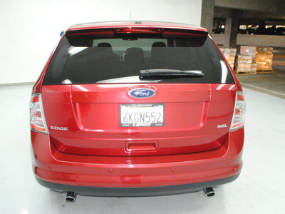 ford edge 2009 dk  red suv sel gasoline 6 cylinders front wheel drive automatic 91731