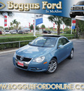 volkswagen eos 2008 lt  blue coupe 2 0 t gasoline 4 cylinders front wheel drive automatic 78501