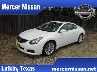 nissan altima 2012 white coupe 3 5 sr gasoline 6 cylinders front wheel drive automatic 75901