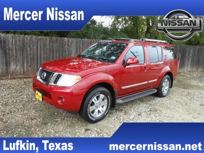nissan pathfinder 2012 dk  red suv silver edition gasoline 6 cylinders 2 wheel drive automatic 75901