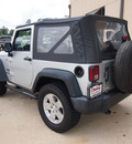 jeep wrangler 2009 silver suv x gasoline 6 cylinders 4 wheel drive automatic with overdrive 77656