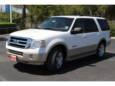 ford expedition 2007 white suv eddie bauer gasoline 8 cylinders rear wheel drive automatic 78501