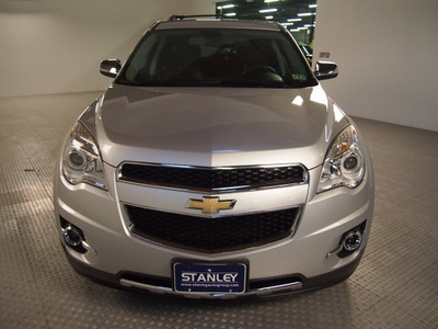 chevrolet equinox 2010 silver suv ltz gasoline 6 cylinders front wheel drive automatic 75219
