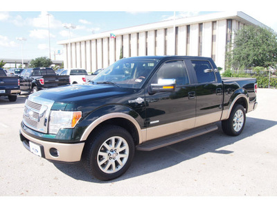 ford f 150 2012 green king ranch gasoline 6 cylinders 2 wheel drive automatic 77074