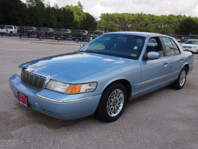 mercury grand marquis 1999 lt  blue sedan gs gasoline v8 rear wheel drive automatic 77375