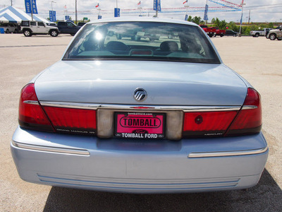 mercury grand marquis 1999 lt  blue sedan gs gasoline v8 rear wheel drive automatic 77375