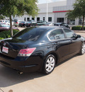 honda accord 2009 black sedan ex l gasoline 4 cylinders front wheel drive automatic 76053