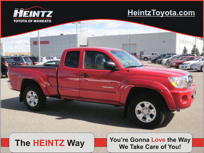 toyota tacoma 2010 red v6 sr5 gasoline 6 cylinders 4 wheel drive automatic 56001