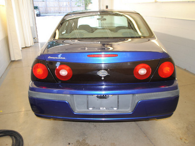 chevrolet impala 2005 blue sedan base gasoline 6 cylinders front wheel drive automatic 44060