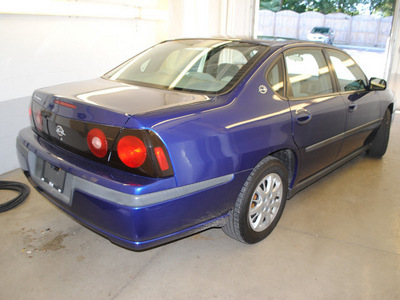 chevrolet impala 2005 blue sedan base gasoline 6 cylinders front wheel drive automatic 44060