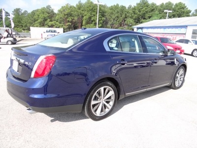 lincoln mks 2011 blue sedan gasoline 6 cylinders front wheel drive shiftable automatic 77388